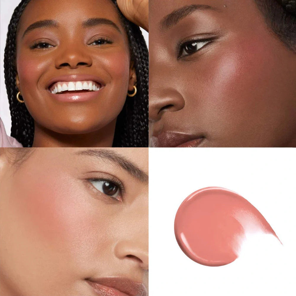 PHOFAY Mousse Liquid Blush with sponge applicator for seamless application