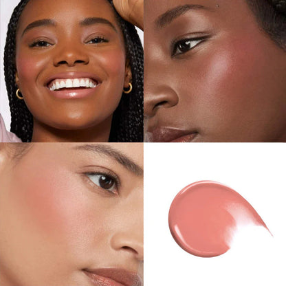 PHOFAY Mousse Liquid Blush with sponge applicator for seamless application