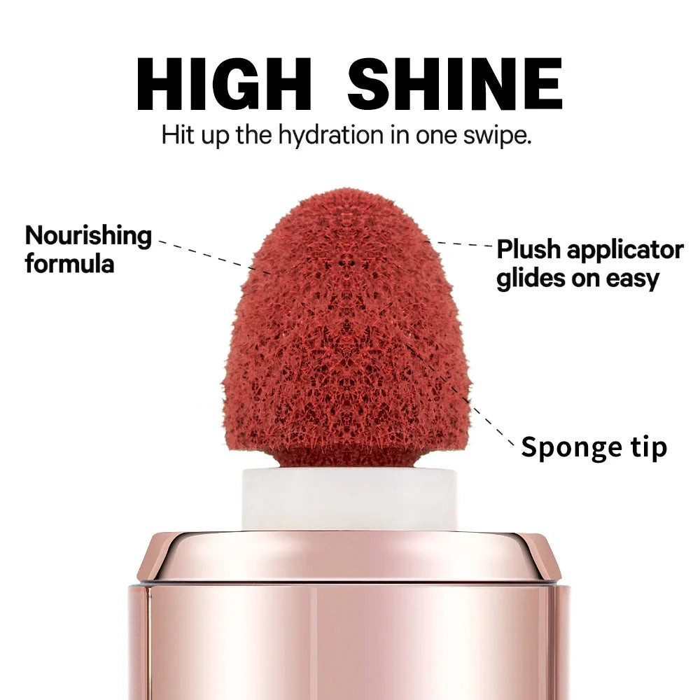 PHOFAY Mousse Liquid Blush with sponge applicator for seamless application