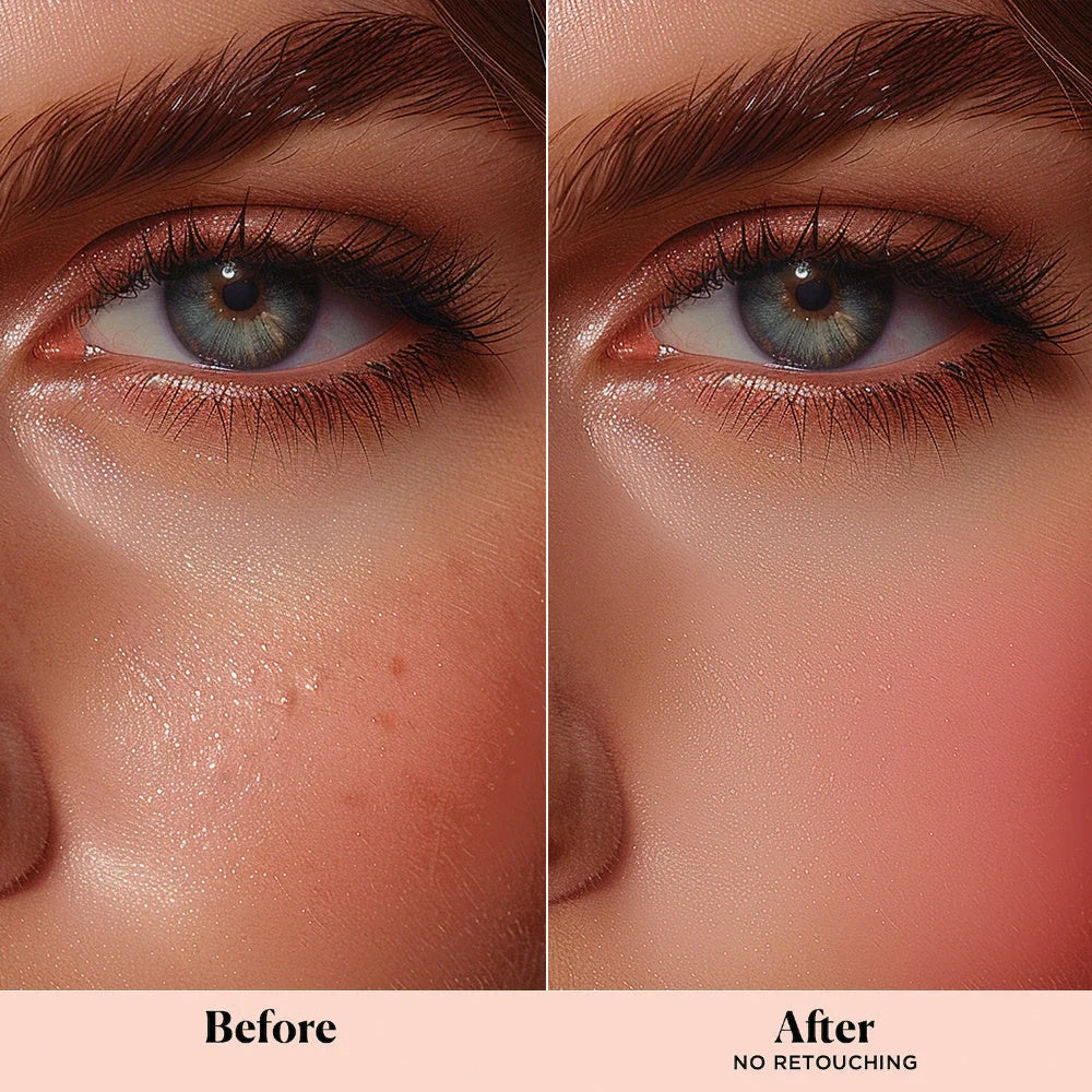 PHOFAY Mousse Liquid Blush with sponge applicator for seamless application