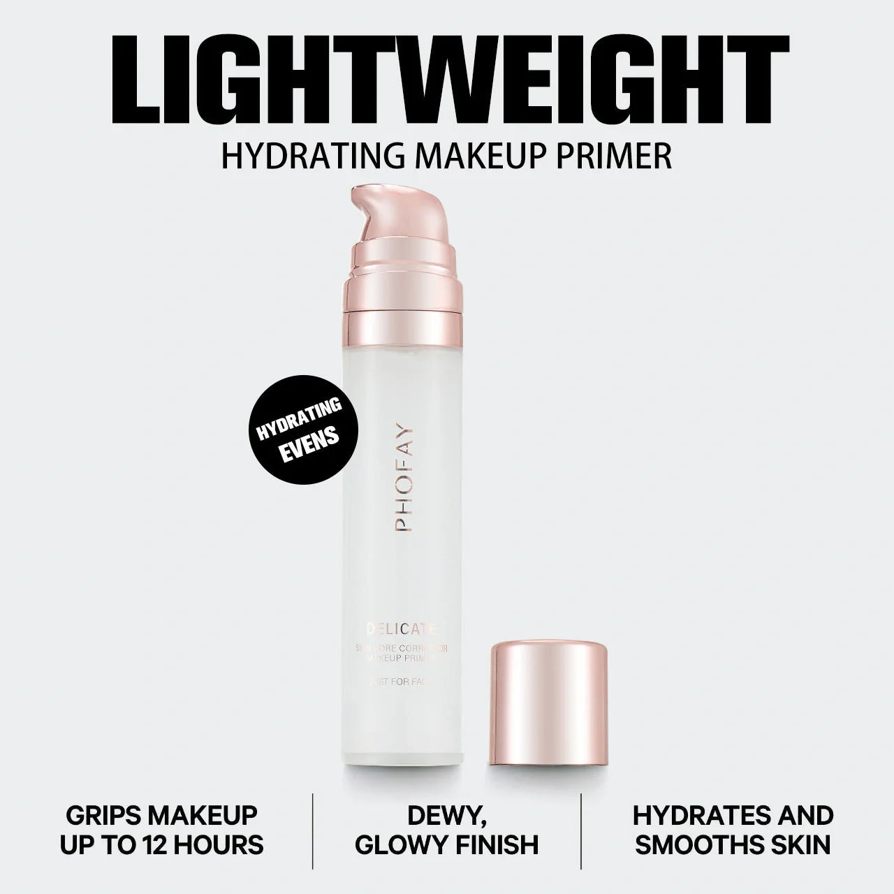 PHOFAY Hydrating Makeup Primer 25ml bottle for smooth, long-lasting makeup application