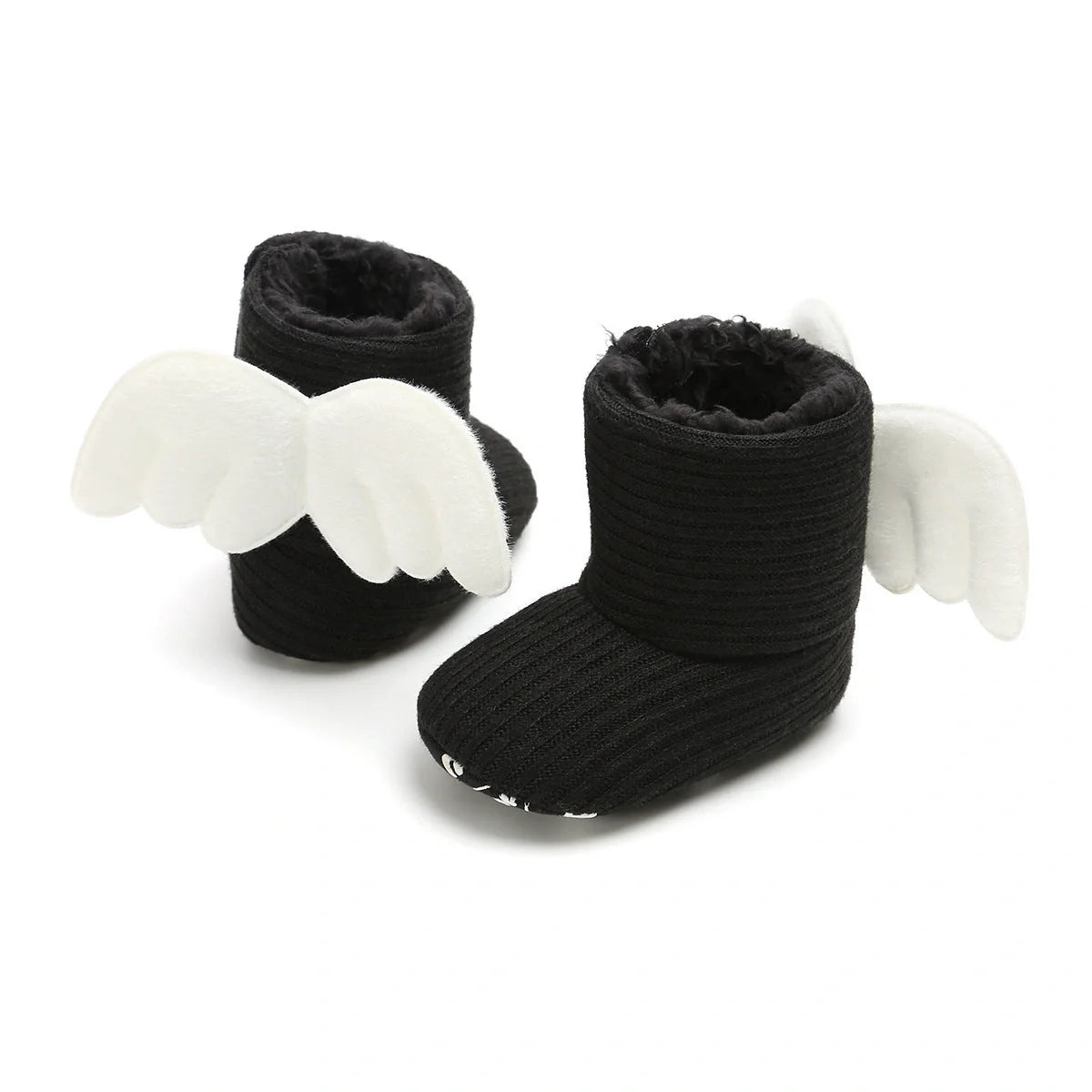 Winter Warm Small Wing High Boots for babies in soft cotton, available in multiple colours and sizes.