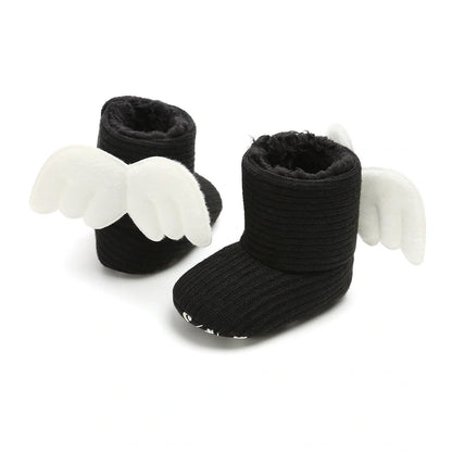 Winter Warm Small Wing High Boots for babies in soft cotton, available in multiple colours and sizes.