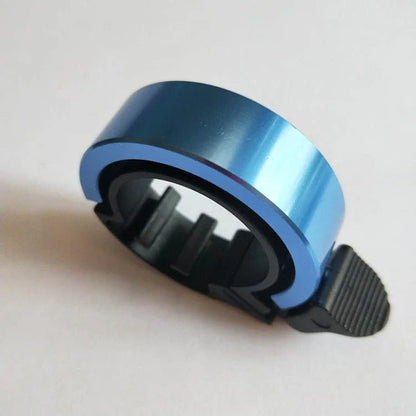 Stylish aluminium bicycle bell with clear, 90-decibel sound for enhanced safety and style on your mountain bike or road cycle