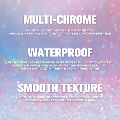 Chameleon Colour-Changing Eyeshadow Palette from PHOFAY with multi-chrome shadows that shift and shimmer