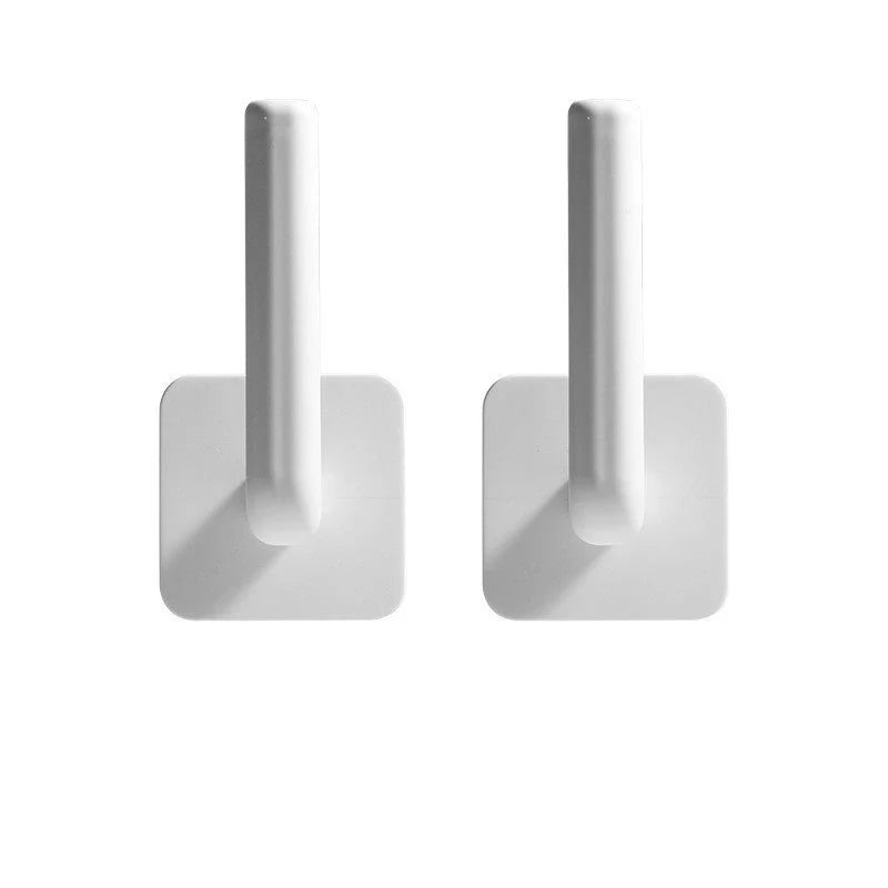 White nail-free ABS storage rack for wall organisation