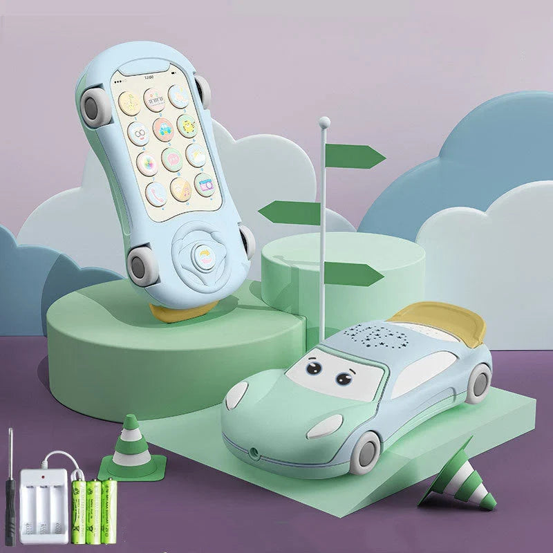 Telephone Toys Juguetes Bebe Luminous Projector Learning Toy Car for infants