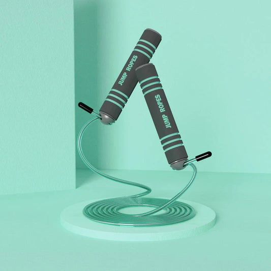 Adjustable speed skipping rope with various colour and model options, designed for fitness training and weight loss