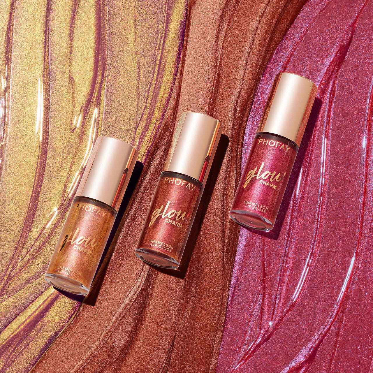 PHOFAY Hydrating Shimmer Lip Gloss in various shades for a moisturising and glamorous look