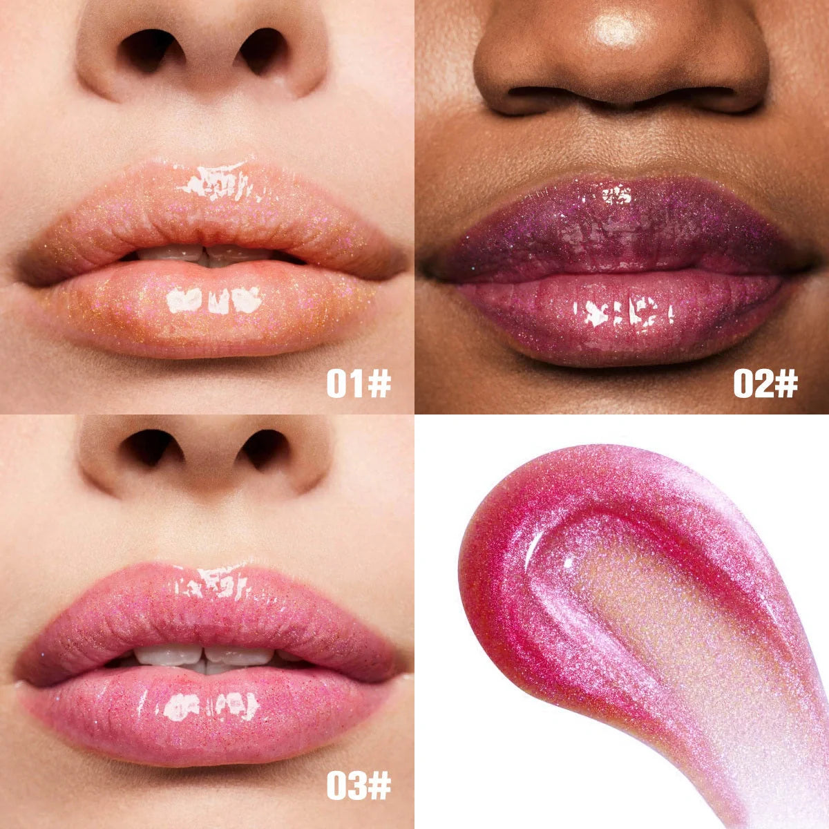 PHOFAY Hydrating Shimmer Lip Gloss in various shades for a moisturising and glamorous look