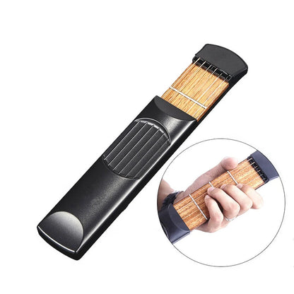 Pocket Guitar portable practice tool for beginners with 6 strings and 4 frets