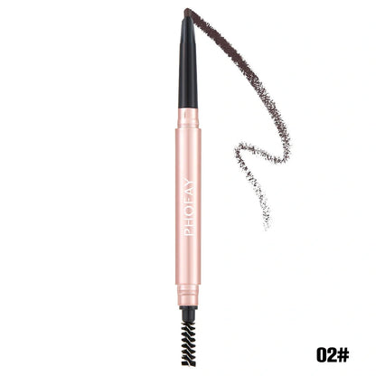 PHOFAY Eyebrow Pencil with spoolie for waterproof, precise brow definition
