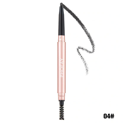 PHOFAY Eyebrow Pencil with spoolie for waterproof, precise brow definition