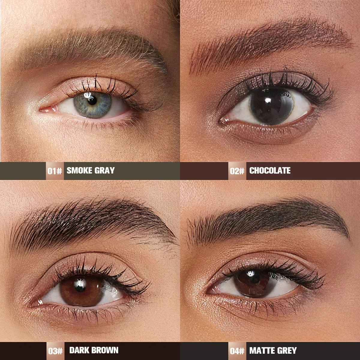 PHOFAY Eyebrow Pencil with spoolie for waterproof, precise brow definition
