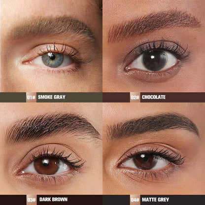 PHOFAY Eyebrow Pencil with spoolie for waterproof, precise brow definition