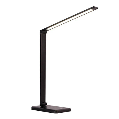 Premium wireless charging LED desk lamp with adjustable lighting, auto-timer, and foldable design for a customisable workspace
