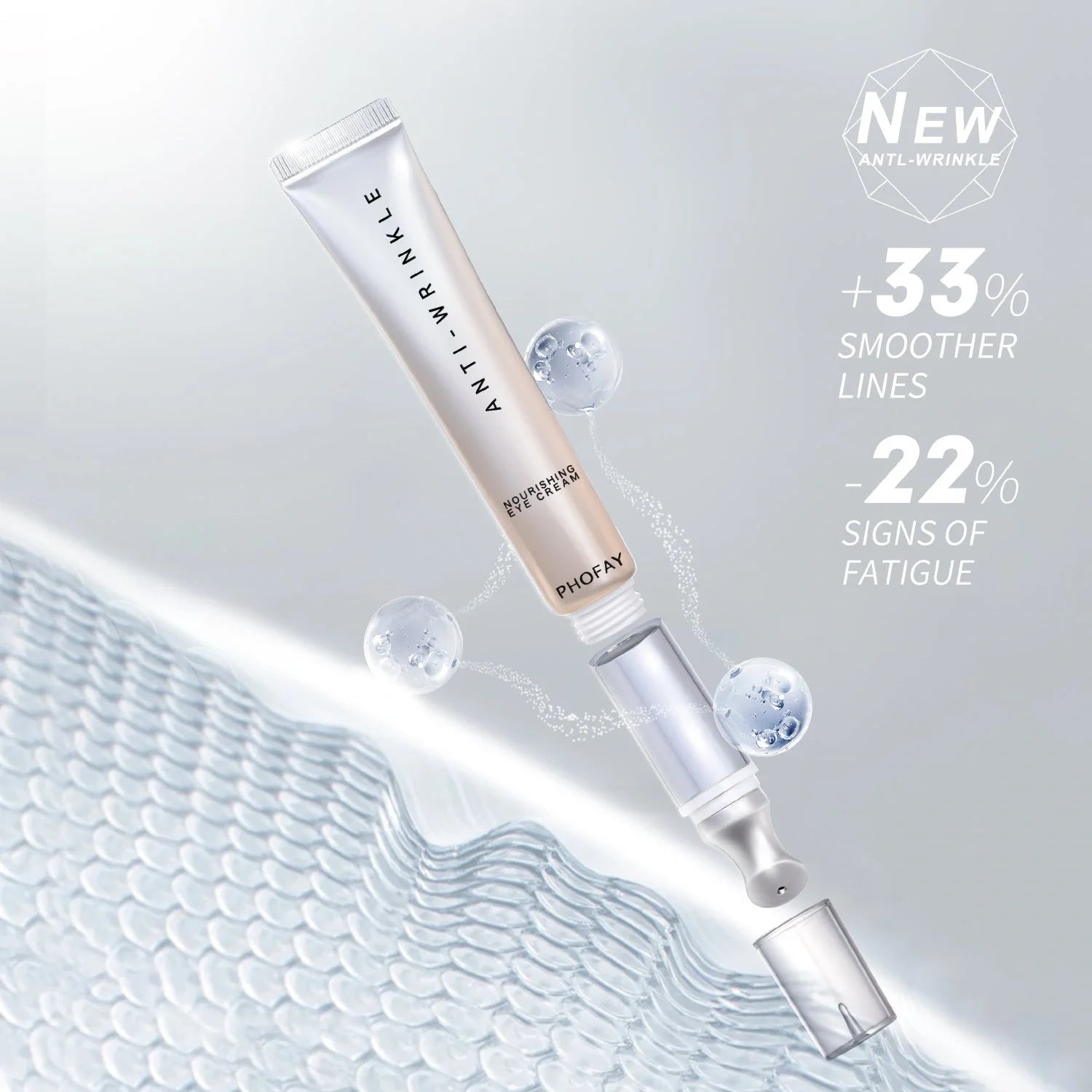 Premier Anti-Ageing Moisturising Eye Cream with Botanical Extracts to Diminish Wrinkles and Hydrate Eyes