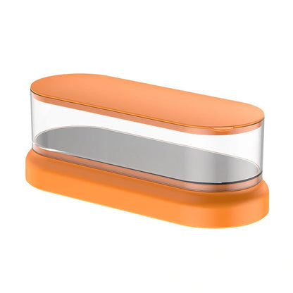 Compact ultrasonic cleaning machine for watches and small items