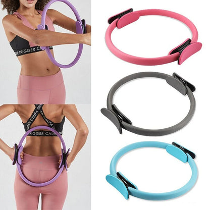 Ergonomic Yoga Pilates Ring for core strengthening and muscle relaxation