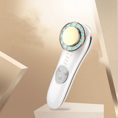7-in-1 Facial Massager with ion charge and light therapy for deep skin cleansing and anti-aging