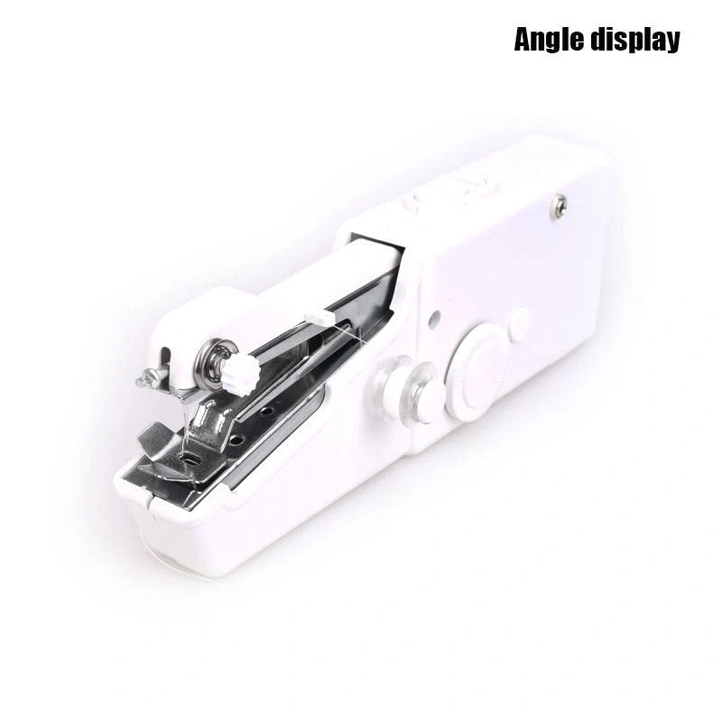 Compact home sewing kit with 98 accessories including needles, threads, scissors, and more