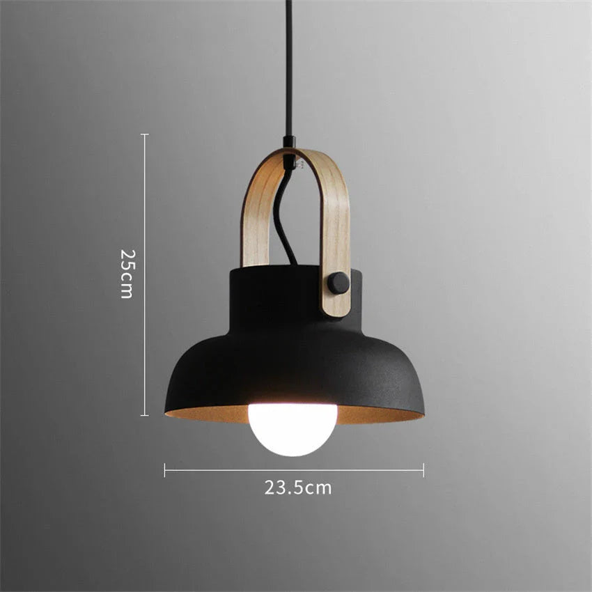 Stylish Nordic-inspired pendant lights with a sleek, industrial-loft design, perfect for modern home decor