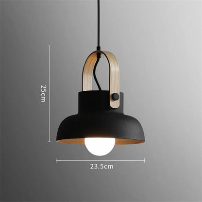 Stylish Nordic-inspired pendant lights with a sleek, industrial-loft design, perfect for modern home decor