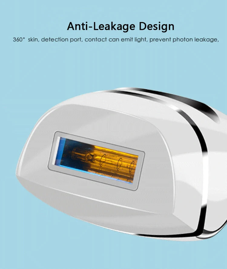 Premium laser hair removal device with adjustable intensity levels for smooth, hair-free skin