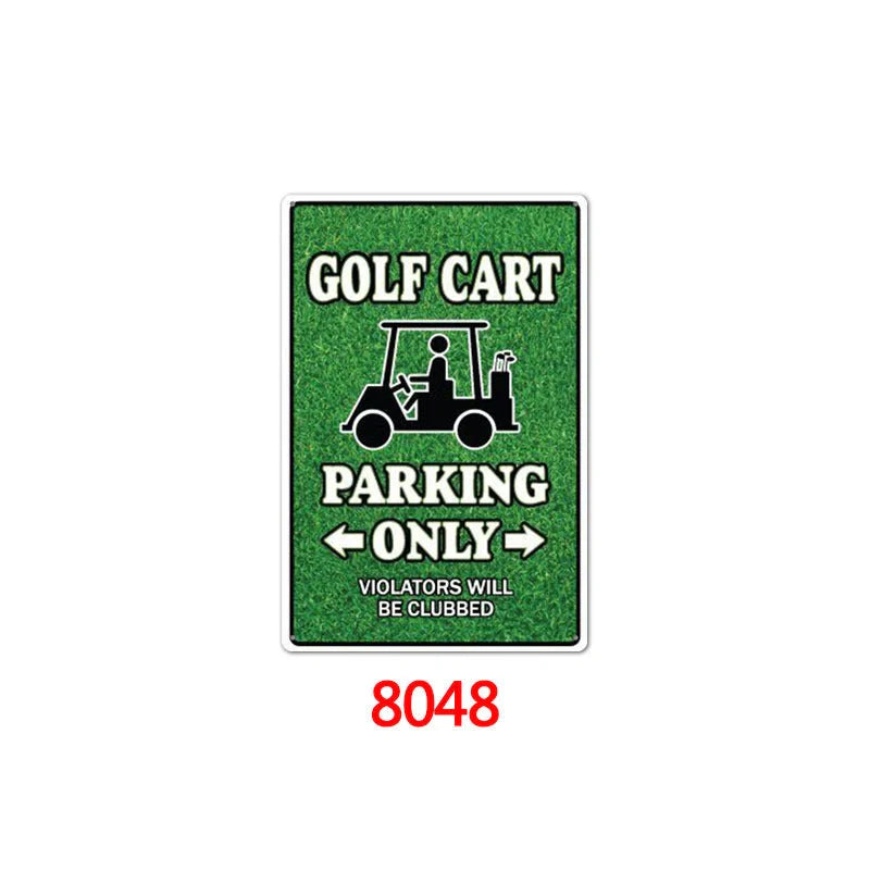 Retro American style tin painting wall decoration 30x20cm