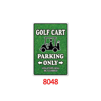 Retro American style tin painting wall decoration 30x20cm