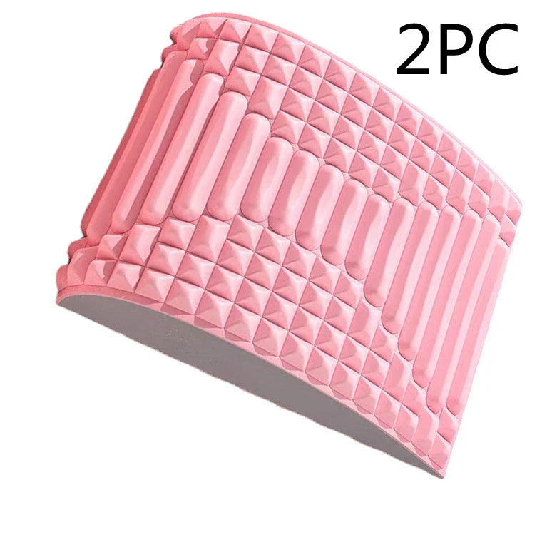 Premium lumbar spine massager for back, neck, and sciatica pain relief made with high-quality EVA foam