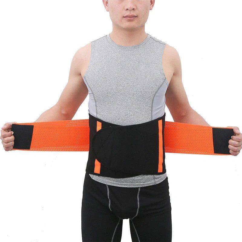 Breathable waist belt for squat support and posture correction in multiple colours