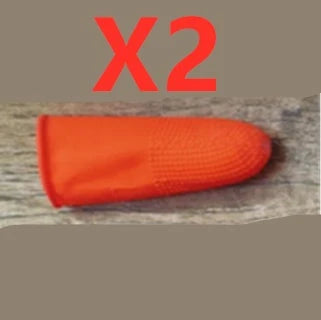 Premium Silicone Finger Guard with Stainless Steel Blade for Effortless Vegetable, Fruit, and Herb Harvesting