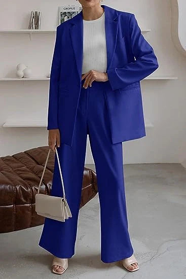 Elegant Women's Casual Suit in various solid colours for a stylish look