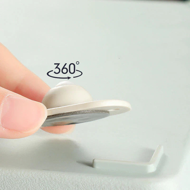 Premium adhesive caster wheels for easy moving of cabinets, drawers, storage boxes and small furniture