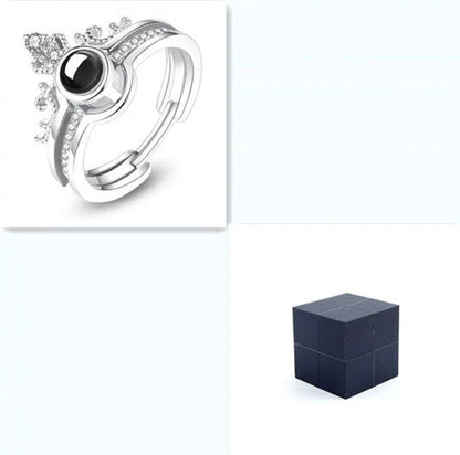 A premium Valentine's Day gift box featuring a 'magic cube' opening mechanism, designed to make marriage proposals enchanting and memorable.