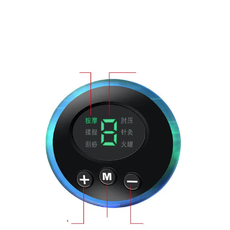 Premium EMS foot massager with 6 massage modes, 9 intensity levels, and USB charging for soothing foot relief