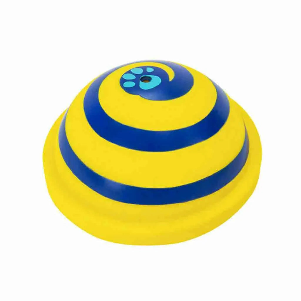 Sounding Disc Woof Glider yellow interactive dog toy