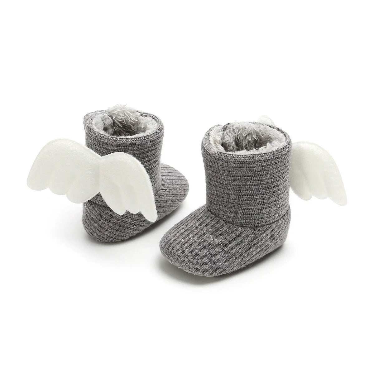 Winter Warm Small Wing High Boots for babies in soft cotton, available in multiple colours and sizes.
