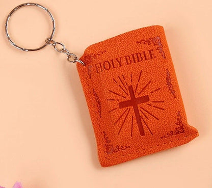 Mini Holy Bible Keychain with cross - a faith-inspired accessory for daily prayers