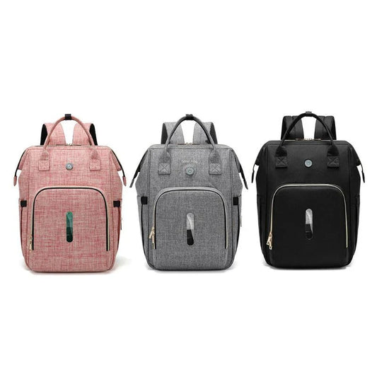 Premium Sterilising Mum and Baby Bag with Built-in Steriliser, Spacious Interior, and Durable Oxford Fabric