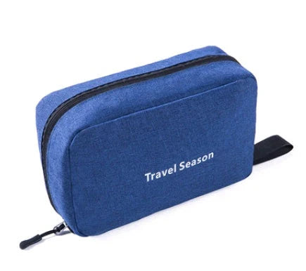 Versatile Travel Organizer: Portable Hanging Makeup Bag with Ample Storage Pockets for Essentials