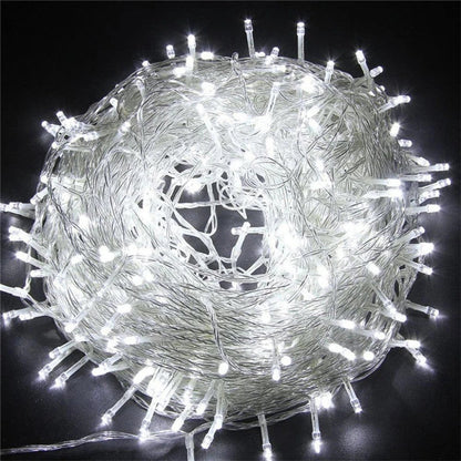 Premium LED Christmas fairy lights in various colors and lengths for magical home decor
