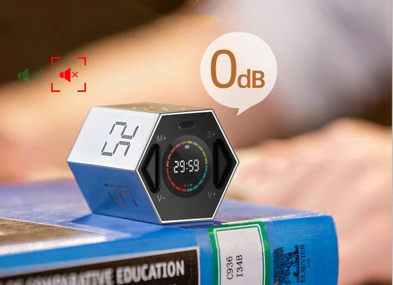 High-Performance Digital Kitchen Timer with Alarm Clock - Versatile cooking companion with long-lasting battery, adjustable volume, and precise timing
