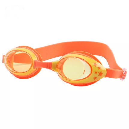 Children's waterproof and anti-fog swimming goggles in vibrant colours