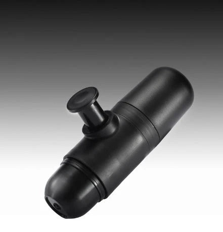 Portable Manual Espresso Coffee Maker with Stainless Steel Body and Silicone Components
