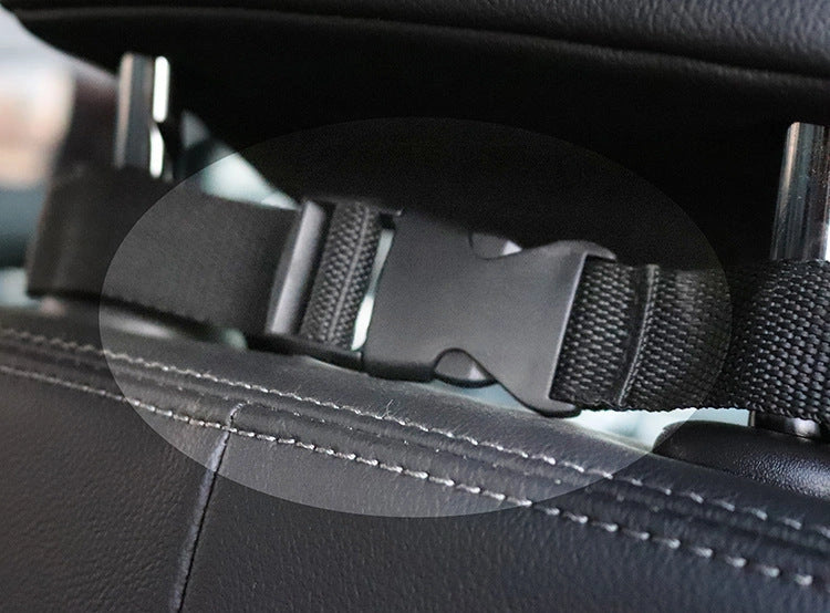 Waterproof dog car seat cover with view mesh and anti-skid surface