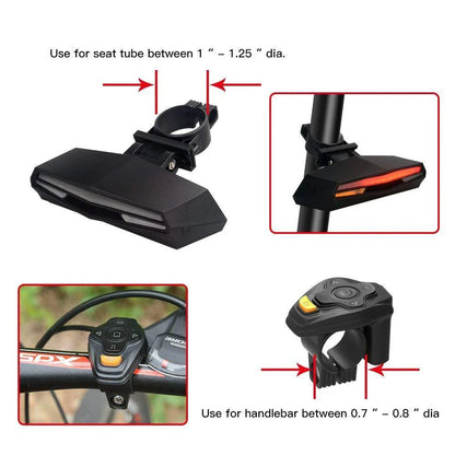 Ampulla Smart LED Wireless Tail Light with Batmobile-inspired design and advanced safety features