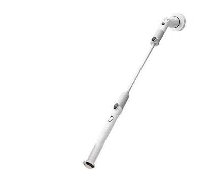 Versatile wireless electric cleaning brush with long retractable handle, suitable for cleaning tough stains and hard-to-reach areas in the home and car