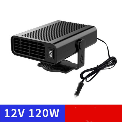 Universal Car Defrost Heater and Cooling Fan with 360-degree rotation for 12V and 24V vehicles